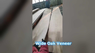 Amerikaans wit eiken fineer, kroongeslepen