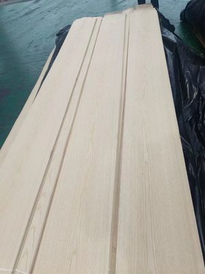 Natuurlijke gesneden Amerikaanse witte as hout fineer plaat kroon gesneden voor multiplex
