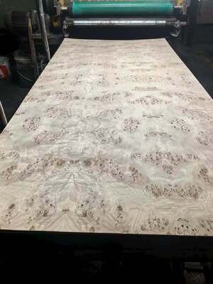 Natuurlijk Hout Mappa Burl Fineerplaat met Gesneden Snede en 12-15% Vocht voor Meubeldecoratie